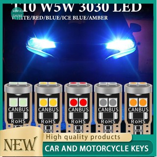 Xps หลอดไฟ LED T10 W5W 6SMD 3030 12V 6000K สําหรับรถยนต์ รถจักรยานยนต์ 1 ชิ้น