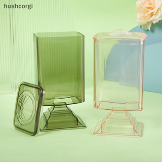 [hushcorgi] ใหม่ พร้อมส่ง ที่ใส่สําลีแผ่น สําลีเช็ดเครื่องสําอาง แบบพลาสติก 1 ชิ้น