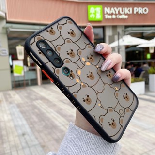 เคสโทรศัพท์มือถือแบบแข็ง ใส บาง กันกระแทก ลายการ์ตูนหมีน่ารัก สําหรับ Xiaomi 10 10 Lite 5G 10 Lite Zoom 10 Pro 10s 10 Ultra 10 Youth