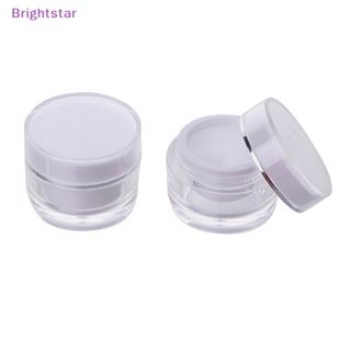 Brightstar กระปุกอะคริลิค เติมได้ สําหรับใส่เครื่องสําอาง 5 กรัม 10 กรัม 15 กรัม 20 กรัม