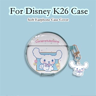 【จัดส่งด่วน】เคสหูฟัง แบบนิ่ม ลายการ์ตูนดิสนีย์น่ารัก สําหรับ K26 K26