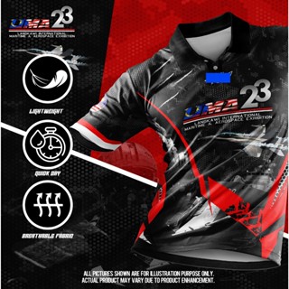 เสื้อยืด ลาย five 2023 Langkawi International Maritime &amp; aerospace | เสื้อเชิ้ต ห้าส่วน 2023