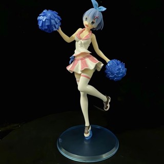 ฟิกเกอร์ Zero-Starting Life in Another World Rem Cheerleader Rem สําหรับตกแต่งบ้าน