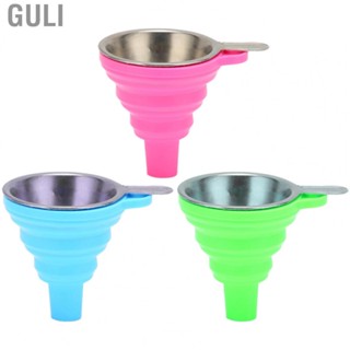 Guli Filter Funnel Effectively Impurities Wide Mouth Design Foldable Hot