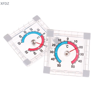 [XFDZ] เครื่องวัดอุณหภูมิความร้อน ทรงสี่เหลี่ยม สําหรับติดผนังบ้าน สวน