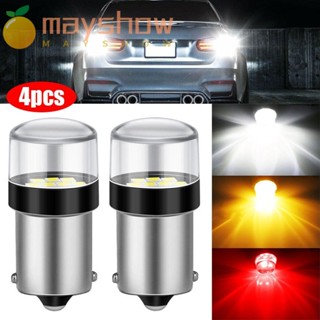 Mayshow 4 ชิ้น LED ไฟรถ แคนบัส ฟรีไฟเบรก ไฟเลี้ยว ไฟเบรกหยุด