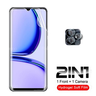 2in1 ฟิล์มไฮโดรเจลนิ่ม กันรอยหน้าจอกล้อง สําหรับ Realme C53 4G Realme C 53 53C RealmeC53