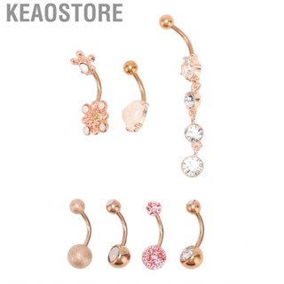 Keaostore Belly Button Rings Navel Stainless Steel  for Party