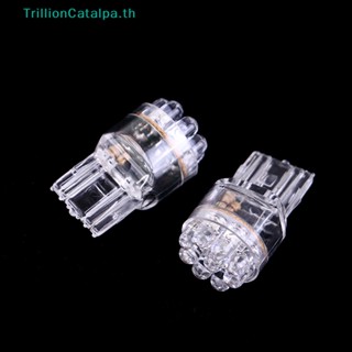 Trillioncatalpa หลอดไฟเลี้ยวรถยนต์ Led 9 ดวง T20 7443 7440 2 ชิ้น