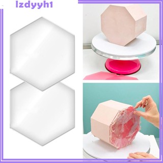 [JoyDIY] ถาดอะคริลิคใส สําหรับใส่เค้กแต่งงาน 2 ชิ้น