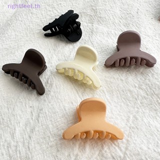 Rightfeel.th กิ๊บติดผมน่ารัก สีพื้น สไตล์เกาหลี สําหรับผู้หญิง 10 ชิ้น