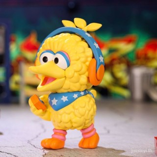 Popmart POPMART Sesame Street ของแท้ โมเดลตุ๊กตา แนวสตรีท BBH6