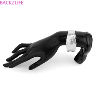 Back2life สร้อยข้อมือ กว้าง บุคลิกภาพ สร้างสรรค์ เครื่องประดับ ที่เรียบง่าย กําไลข้อมือคู่ กําไลเกินจริง กําไลข้อมือ เรียบง่าย ตกแต่งชีพจร กําไลข้อมือ