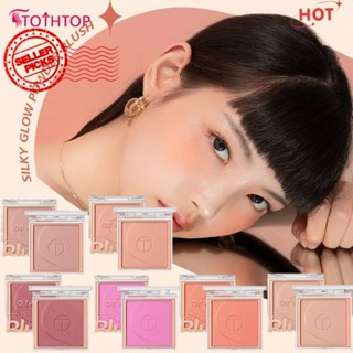 O.two.o 2-in-1 Face Blush Powder &amp; High Pigmentation Face Silky Blush Eyeshadow Makeup Glow [TOP]