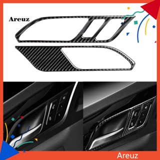 Are สติกเกอร์คาร์บอนไฟเบอร์ น้ําหนักเบา มีกาวในตัว สําหรับติดมือจับประตูรถยนต์ BMW G01 G02 X3 X4 Series Left Drive 4 ชิ้น