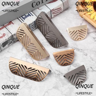 QINJUE Fittings Cabinet Pulls Cupboard Hidden Handle Drawer Knob Dresser Kitchen Cabinet Fashion Leaf Shape Hardware Wardrobe Pulls/Multicolor