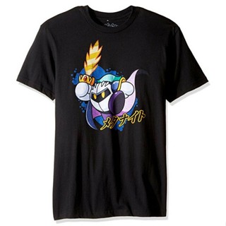 คอลูกเรือเสื้อยืดNintendo Kirby Meta Knight Nwt ป้ายทะเบียนรถยนต์S-5XL