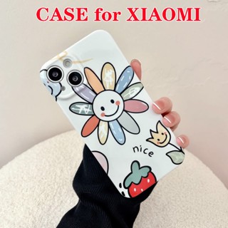 เคสโทรศัพท์มือถือแบบแข็ง กันกระแทก ลายดอกไม้ เรียบง่าย สร้างสรรค์ สําหรับ Xiaomi 13 Ultra 12 Pro 12S 12T 12X Lite 11 11i Series 5G NE Mi 11X 10 10T 9