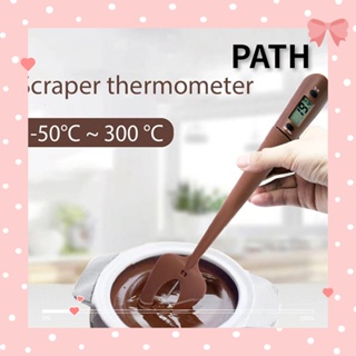 PATH เครื่องวัดอุณหภูมิไม้พายดิจิทัล หน้าจอ LCD ความแม่นยําสูง สําหรับทําเค้ก เบเกอรี่