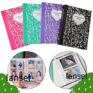 LANSEL A5 Binder Book Stationery Photo Card Collect Book Splash Ink Drop Pattern Card Holder Chasing Stars