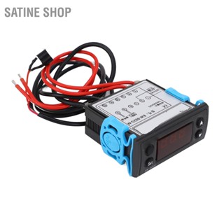 SaTine Shop ตัวตั้งเวลาควบคุมอุณหภูมิอัจฉริยะ Electronic Thermostat Digital Display Timer with Buzzer AC220V 10A