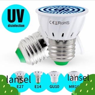 Lansel หลอดไฟ UV Led E27 E14 MR16 GU10 ฆ่าเชื้อโรค