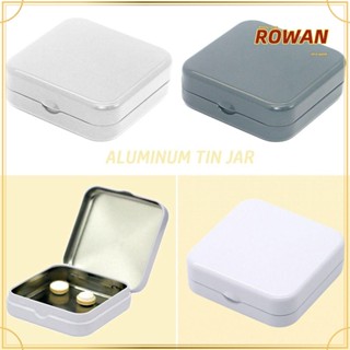 Rowans กล่องเก็บยา เครื่องประดับ ต่างหู ทรงสี่เหลี่ยมผืนผ้า ขนาดเล็ก