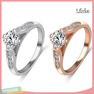 Lk-- แหวนฝัง เรียบง่าย 2 สี สําหรับคริสต์มาส