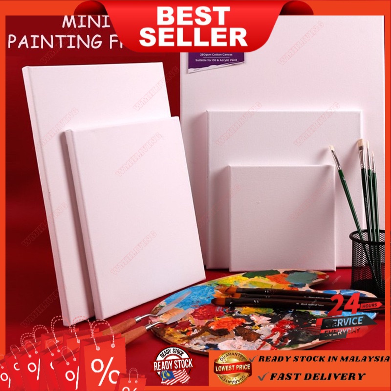 STRETCHED CANVAS BOARD FRAME สําหรับ ACRYLIC PAINTING & OIL PAINTING / DRAWING CANVAS BOARD / CANVAS