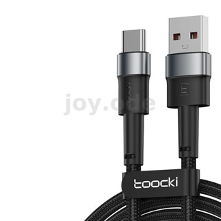 Toocki TQ-X16 3A USB-A เป็น Type-C สายชาร์จเร็ว แกนทองแดง ชุบดีบุก ยาว 1 เมตร 2 เมตร