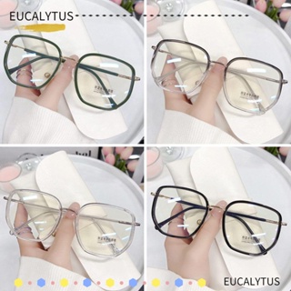 EUTUS แว่นตาป้องกันแสงสีฟ้า ผู้ชาย ผู้หญิง ทนทาน ป้องกันดวงตา พลอยเทียม กรอบเบาพิเศษ