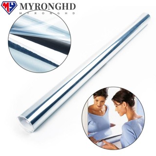 Myronghd สติกเกอร์กระจก ติดผนังห้องน้ํา ลายกระเบื้อง