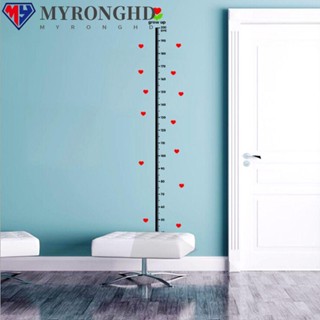 Myronghd ภาพจิตรกรรมฝาผนัง วัดส่วนสูง รูปหัวใจน่ารัก สวยงาม สําหรับวัดความสูงเด็กทารก