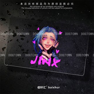 สติกเกอร์สะท้อนแสง ลายการ์ตูนอนิเมะ jinX jinX Runaway Lolita สําหรับตกแต่งรถยนต์