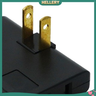 [HelleryTH] ปลั๊กไฟ หมุนได้ 3 ทาง 2 ง่าม 1500W 180 องศา ขนาดเล็ก พกพาง่าย สําหรับติดผนังบ้าน