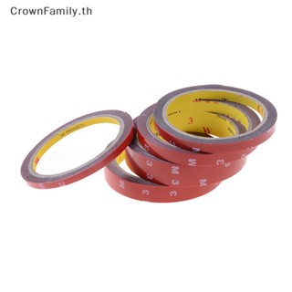 [CrownFamily] สติกเกอร์โฟมอะคริลิค สองด้าน ความแข็งแรงสูง สีแดง สําหรับติดตกแต่งรถยนต์ รถบรรทุก 1 ชิ้น