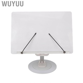 Wuyuu Book Stand  Desk Holder Stable Base Flexible for Living Room