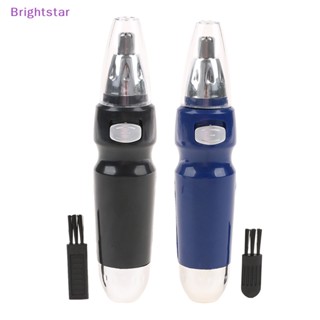 Brightstar ปัตตาเลี่ยนไฟฟ้า สําหรับกําจัดขนคิ้ว ขนจมูก หู ขน เหมาะกับทุกเพศ ใหม่