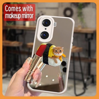 Little Fresh trend Phone Case For Huawei Honor60 Pro dustproof Mirror surface tulip luxurious interest Anti drop airbag youth