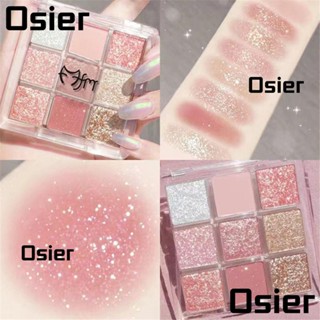 Osier1 พาเลทอายแชโดว์ 9 สี เนื้อแมตต์ อะคริลิค ไข่มุก