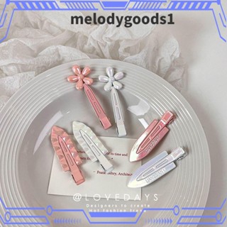 Melodygoods1 กิ๊บติดผม ดอกไม้น่ารัก เครื่องประดับผม กิ๊บคําเดียว กิ๊บด้านข้าง