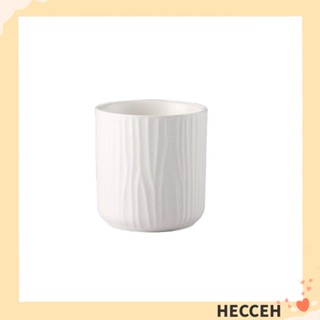 Hecceh กล่องเซรามิค สีขาว สําหรับใส่จัดเก็บดินสอ รีโมตคอนโทรล