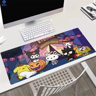 แผ่นรองคีย์บอร์ดขนาดใหญ่ลายการ์ตูนน่ารัก Sanrio แผ่นรองเมาส์กันลื่น 40x90cm 【bluey】