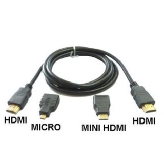 HD 3in1 HDTV สาย HD แบบ 3in1 (สีดำ)