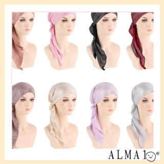 Alma หมวกคลุมศีรษะ ผ้าโพกหัว ป้องกันมะเร็ง มะเร็ง คีโม่ สําหรับผู้หญิง
