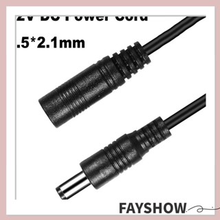 Fay 12V สายเคเบิลต่อกล้องวงจรปิด มืออาชีพ อะแดปเตอร์ไฟกล้องวงจรปิด ตัวผู้ เป็นตัวเมีย