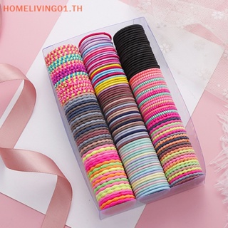 Onehome ยางรัดผม ยืดหยุ่นสูง ขนาดเล็ก สีแคนดี้ น่ารัก เครื่องประดับแฟชั่น สําหรับเด็กผู้หญิง 50 ชิ้น