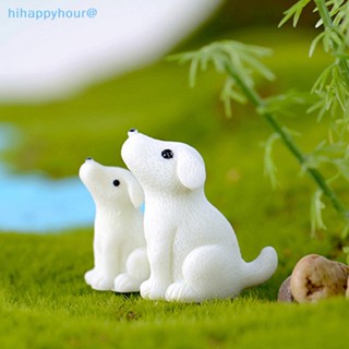 Hihappyhour ตุ๊กตาสุนัขน่ารัก ขนาดเล็ก สําหรับตกแต่งสวน