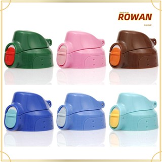 Rowans ฝาปิดแก้วน้ําซิลิโคน พร้อมหลอดดูด แบบเปลี่ยน สําหรับเด็ก 2 ชิ้น