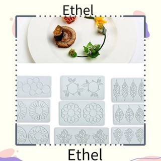 Ethel1 แม่พิมพ์ ลายลูกไม้ ใบไม้ สําหรับทําเค้กช็อคโกแลต ฟองดองท์